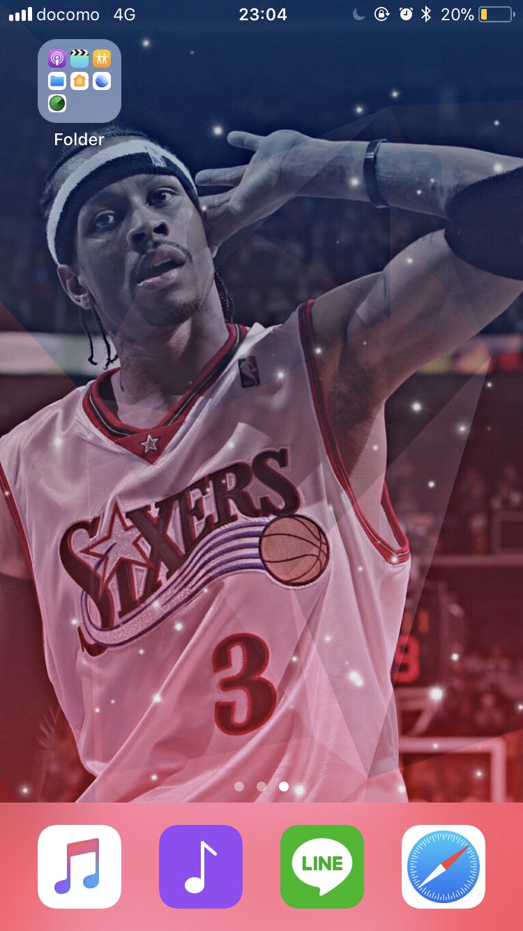 510のnba Auf Twitter Allen Iverson 3 Pg Phi アレン アイバーソン 言わずと知れた歴代最高峰のドリブラーでありスコアラーであったアイバーソンの壁紙です O ﾟ ﾟ O 欲しい方はリツイートお願いします Dmが送れるように一時的にでもフォローして