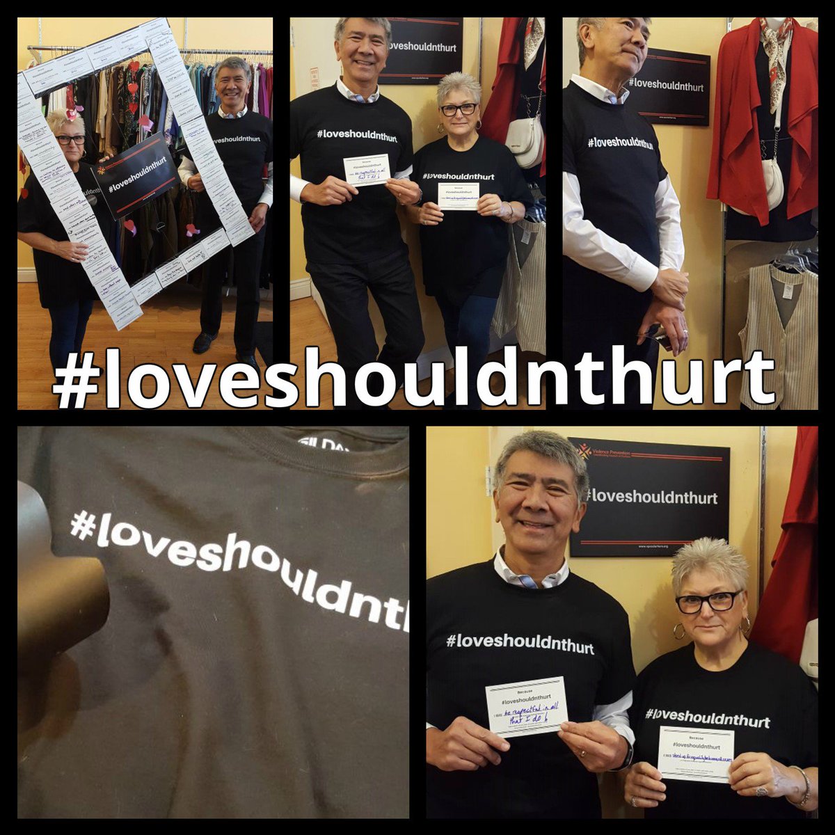 BethesdaHouseON's tweet photo. @Woo4You stopped by @SecondChanceON this past week to help promote the #loveshouldnthurt campaign.
Watch for the story next week in #ClaringtonThisWeek. It only takes a small effort to make a BIG difference. #EndVAW @newsdurham https://t.co/m4TpmcYVFl