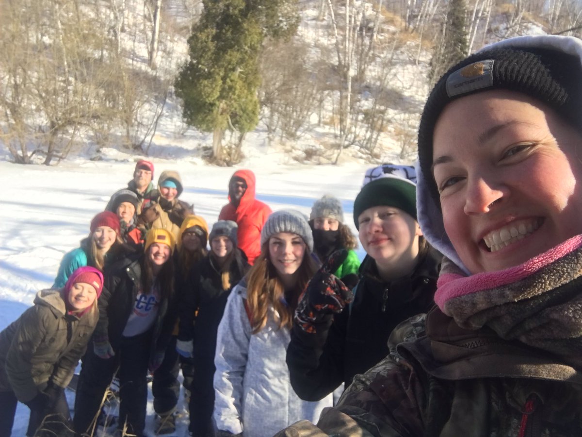 CarrieSanda's tweet photo. Great day snowshoeing with great kids! #isd97 https://t.co/ELvb3rJQlL