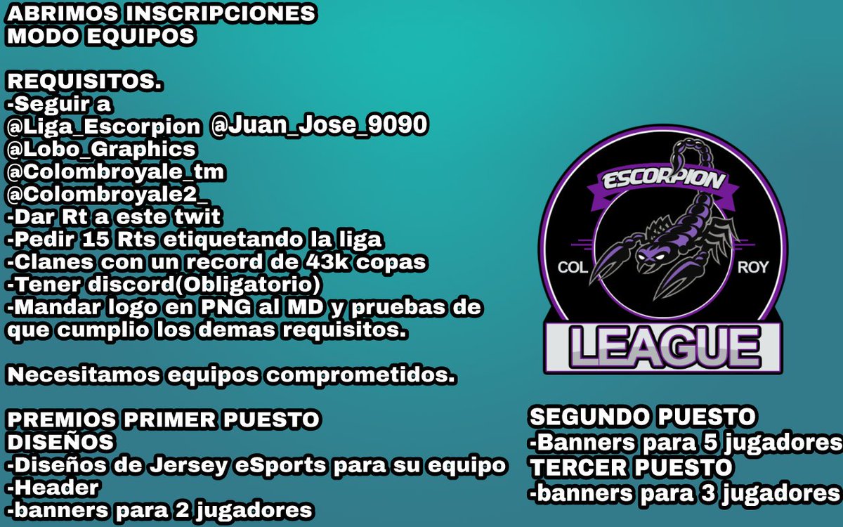 Liga Escorpion tweet media