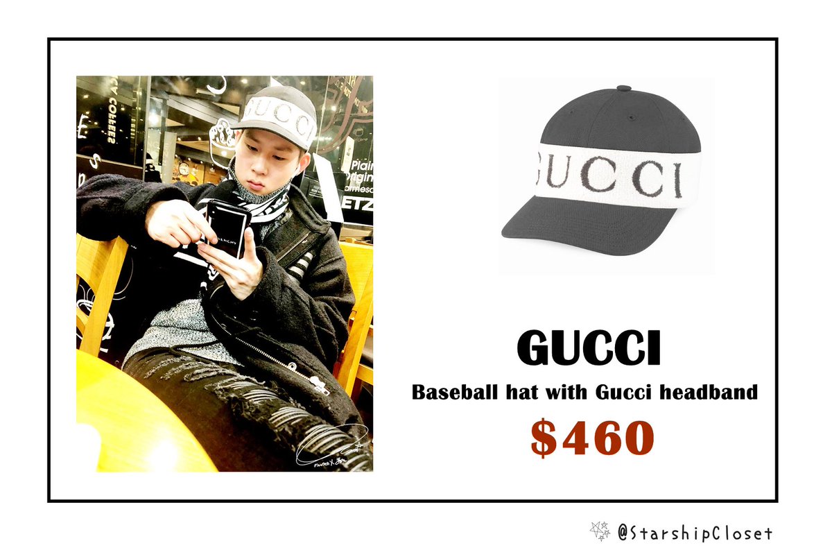 baseball hat with gucci headband