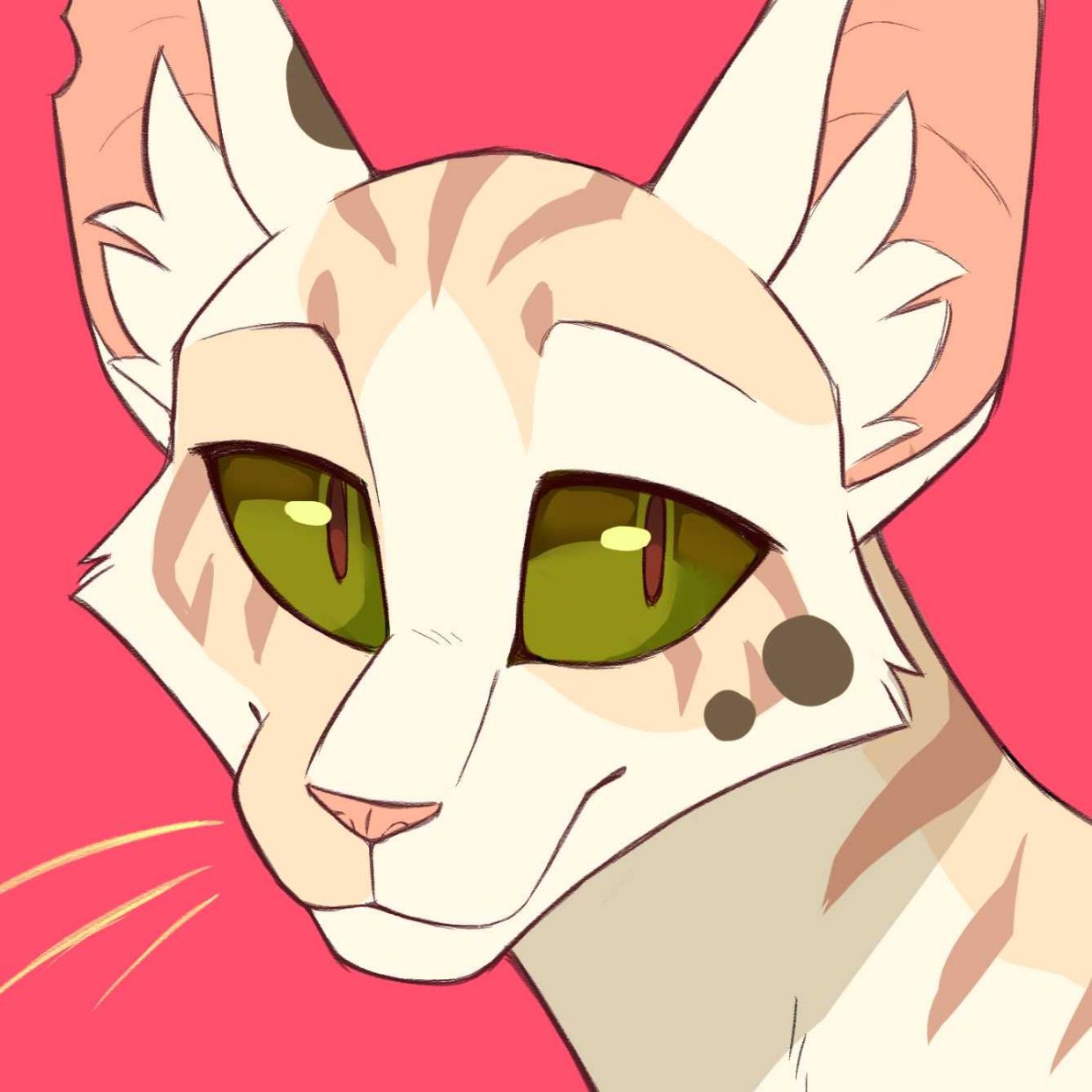 LttleGhost on X: my icon for Warriors amino!!!  the  eyes were super fun to colour #warriors #warriorcats #warriorctsoc  #warriorsoc #cat #drawing  / X