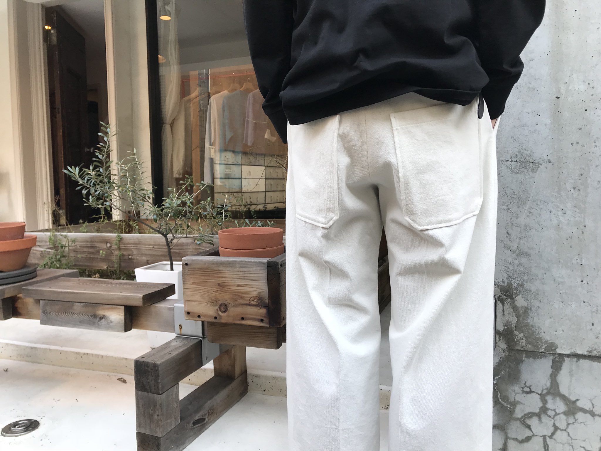 【タグ付】 STUDIO NICHOLSON BRAQUE PANT