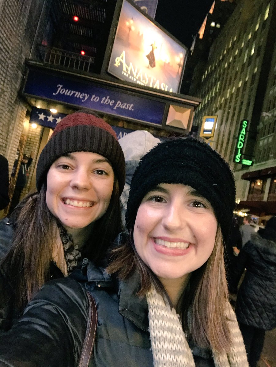 vickyd378's tweet photo. Journey to the past and to the nearest Chick Fil A 🤗 Amazing performance &amp; special shoutout to one of Bucks County’s finest @ChristyAltomare - BucksCo represent!! #AnastasiaMusical #OnMyJourney #JourneyToThePast @AnastasiaBway https://t.co/577dEmRDsm