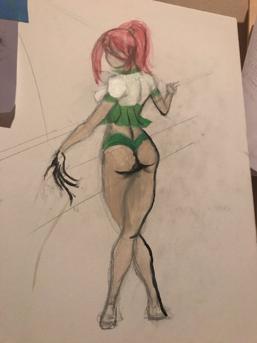 Not close to done yet, but working on creating this hot chick into a total creepy villain https://t.<a href="/tag/nyrangers"class="tags"><span>#nyrangers</span></a><a href="/tag/tblightning"class="tags"><span>#tblightning</span></a>