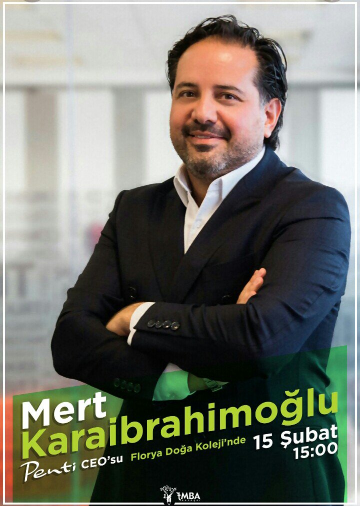 Florya Doğa Koleji ikinci döneme harika bir isim ile giriș yapıyor...Penti CEO su Mert Karaibrahimoğlu 15 Şubat Perşembe kampüsümüzde...<a href="/TijenK/">Tijen Aydın Kaya</a>,@JalanGK, <a href="/BetulErok/">Betül EROK</a> <a href="/t_MBA_Doga/">t-MBA Doğa Koleji</a>