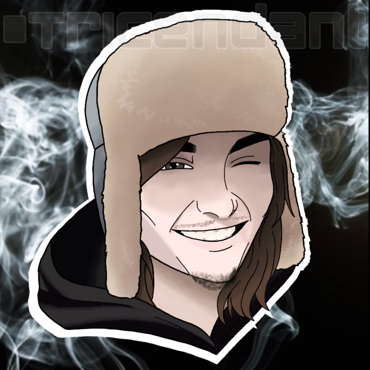 Tricendant_art's tweet image. Drawing of the homie @xCodeh 🙌🏻 have a snazzy day my guy 👉🏻👉🏻 (Tricendant on instagram and everything else, @Tricendant_art on twitter) #xcodeh #tricendant #tricendantart #art #artist #artwork #digitalart #digitalartist