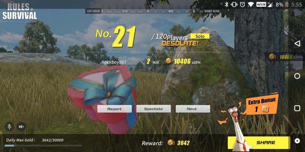 rockboy987's tweet photo. @RulesOfSurvival #survivalking https://t.co/jShrZjyO8G