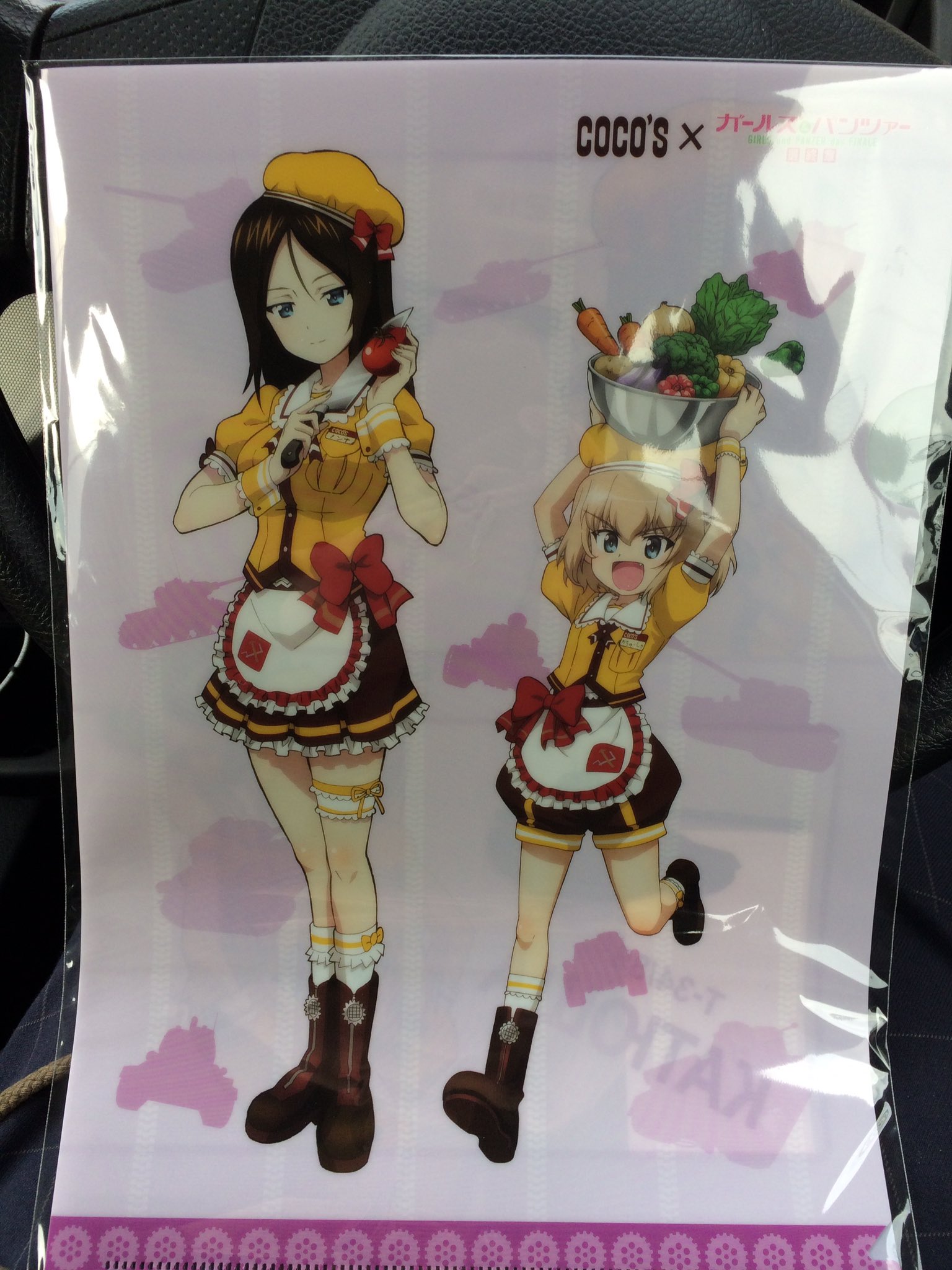 野生のゴップ on Twitter "週一ココスの4週目はカチューシャとノンナ セットのサラダを出される際に