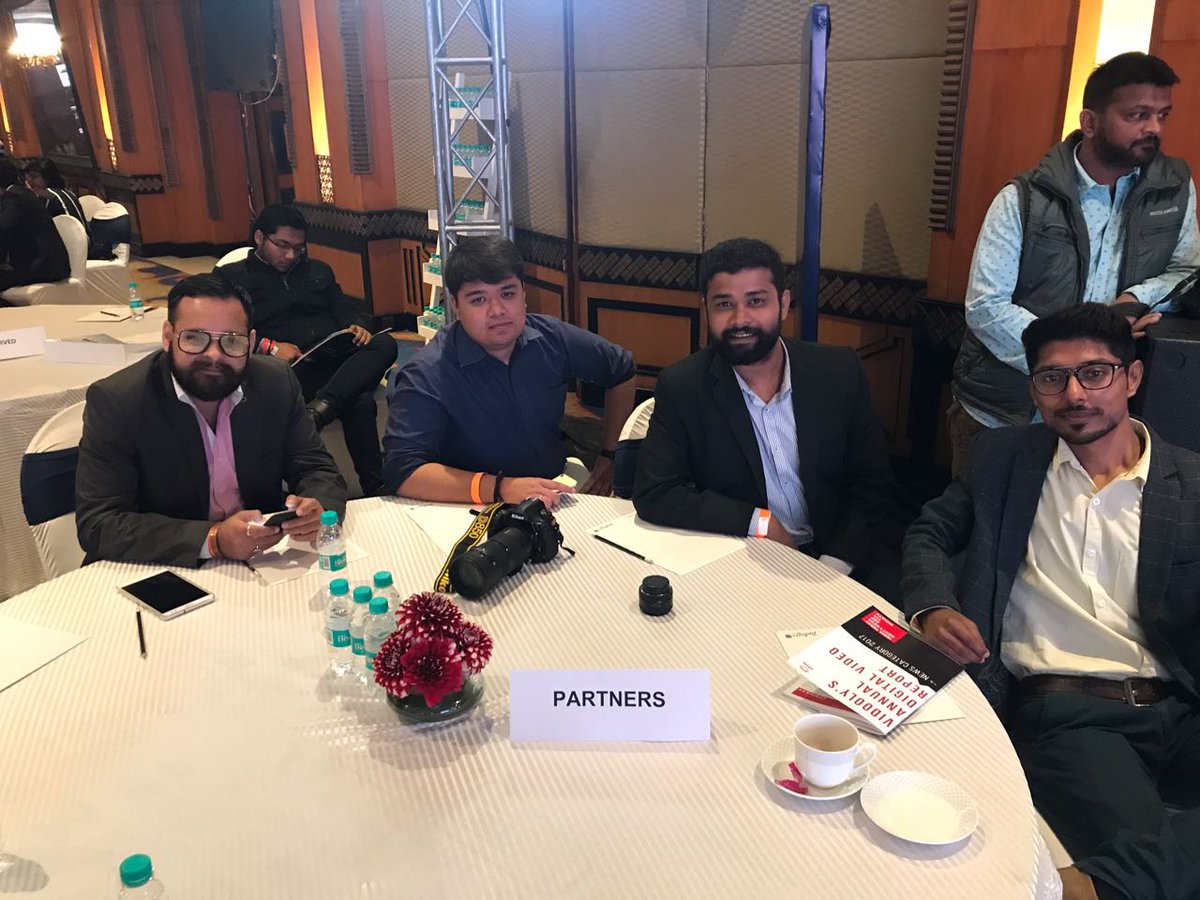 vidoolydotcom's tweet photo. Our Co-Founder @subratkar is present with the Vidooly team at NEWSNEXT 2018 Conference &amp; #enbaAwards 2017! Stay tuned for the exclusive report launch! https://t.co/AMQrIL6MNl