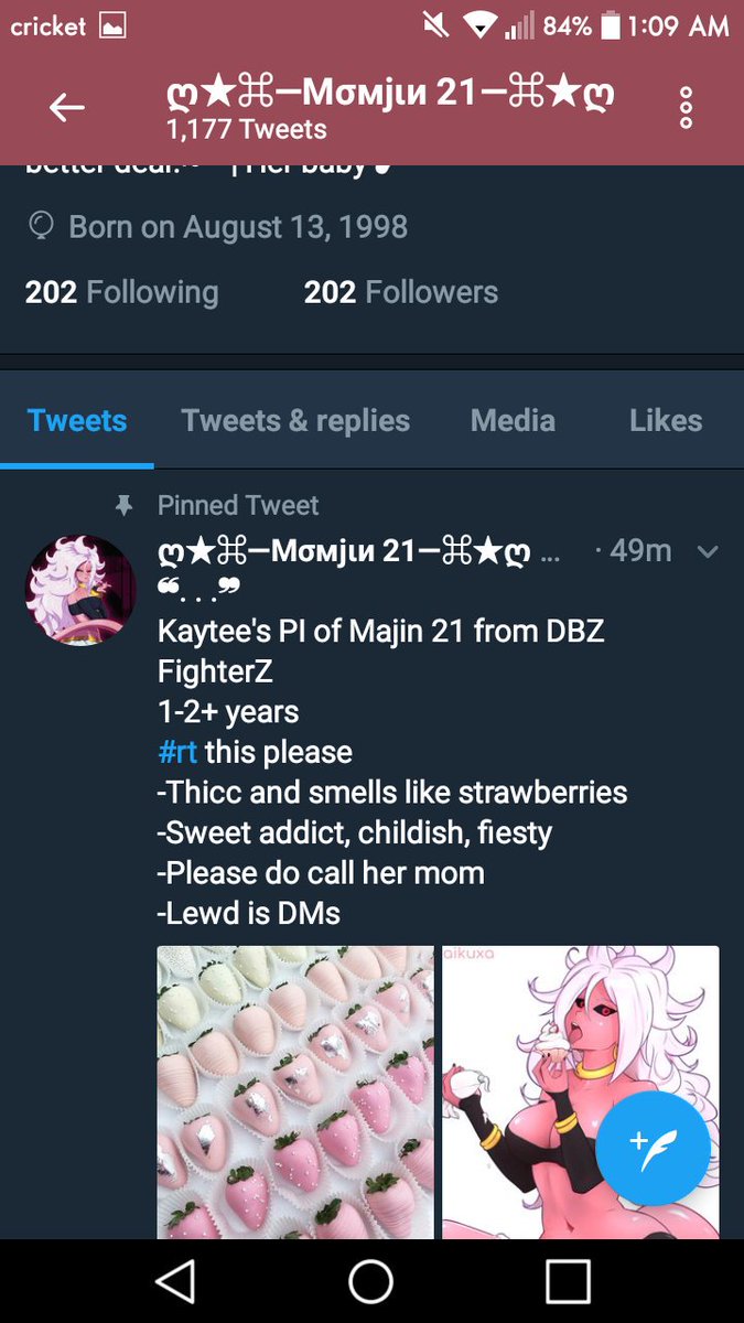 [Please do keep my retweets and likes even.]