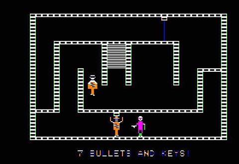 fvideogames71's tweet image. Castle Wolfenstein (1981 Apple II). Gameplay: buff.ly/2ESbFec #castlewolfenstein #wolfenstein #musesoftware #1981 #apple #appleii #apple2 #computer #computergame #pcgame  #computergames #computergaming #computergamer #computergamers #pc #pcgaming #pcgamer #pcgames #retro