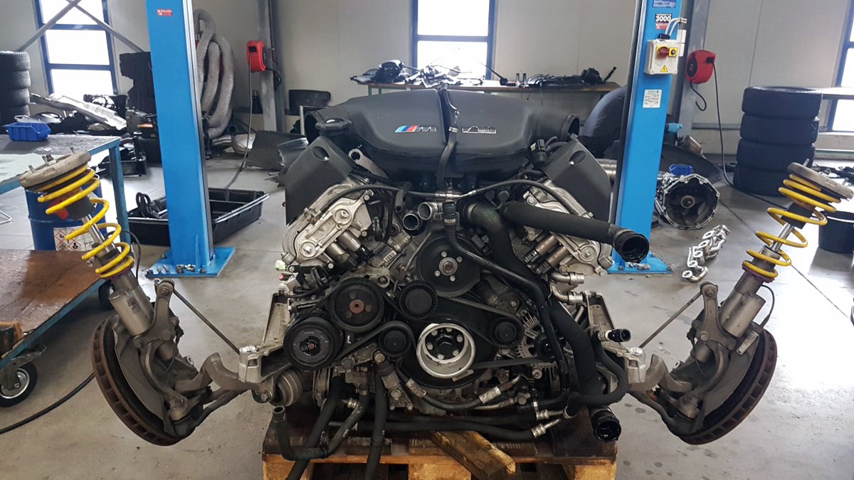 H2 Motors Gmbh This Bmw E63 M6 Had A Bearing Failure After Less Than 45 000 Miles We Helped Out Its Owner By Replacing The S85b50 Engine Photobmw Bmwguide Purebmw Bmwworld2