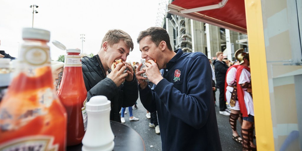 FreemansEP_Tech's tweet photo. Beat the queues during today’s showdown at Twickenham with our card-only outlets. Find us at the West Stand and Southwest Corner. Tuck in! #SixNations @EnglandRugby @TwickersEvents https://t.co/1cZrskN4Y2
