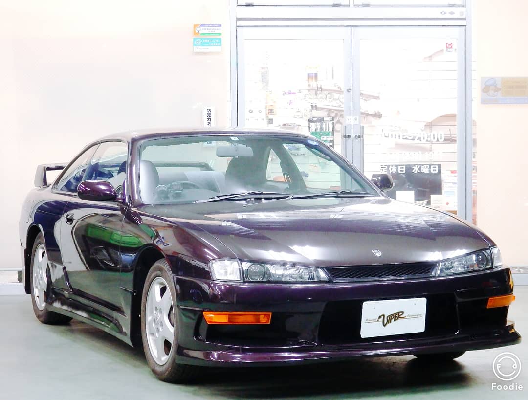 Viper Japan S14ｼﾙﾋﾞｱ後期のｵｰﾙﾍﾟｲﾝﾄ完了です 中古車ご購入と同時のﾍﾟｲﾝﾄ ｵﾘｼﾞﾝ製ｴｱﾛﾊﾟｰﾂ ｽﾄﾘｰﾑﾗｲﾝを装着してﾐｯﾄﾞﾅｲﾄﾊﾟｰﾌﾟﾙでｵｰﾙﾍﾟｲﾝﾄです シルビア S14シルビア オールペイント フルエアロ Silvia ﾐｯﾄﾞﾅｲﾄﾊﾟｰﾌﾟﾙ T Co Eeec7nmz5m