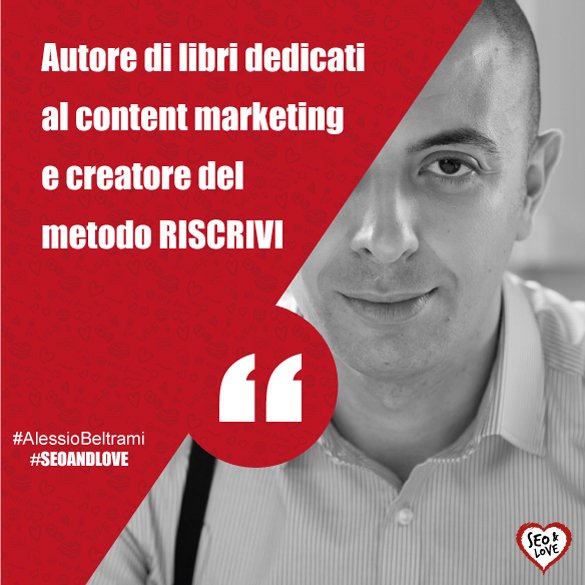 seoandloveit's tweet photo. Concludiamo la mattinata con @AlessioBeltrami sul palco del #SEOANDLOVE a #Verona

#contentmarketing #storytelling #impresa #content #azienda #riscrivi https://t.co/AaCROeBVCg