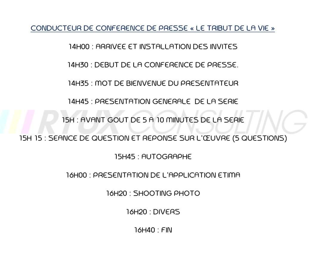 AlleyMaryux's tweet photo. Ce samedi 10 Février à partir de 14H aura lieu la conférence de presse lancement de la série Africaine (Togolaise)  le TRIBUT DE LA VIE. L'HÔTEL MERLOT sis à CASABLANCA (Lomé) nous accueil pour cette cérémonie prestigieuse. 
Acteurs culturels et cinéphiles vous y êtes conviés. https://t.co/IAKZe2FK6g