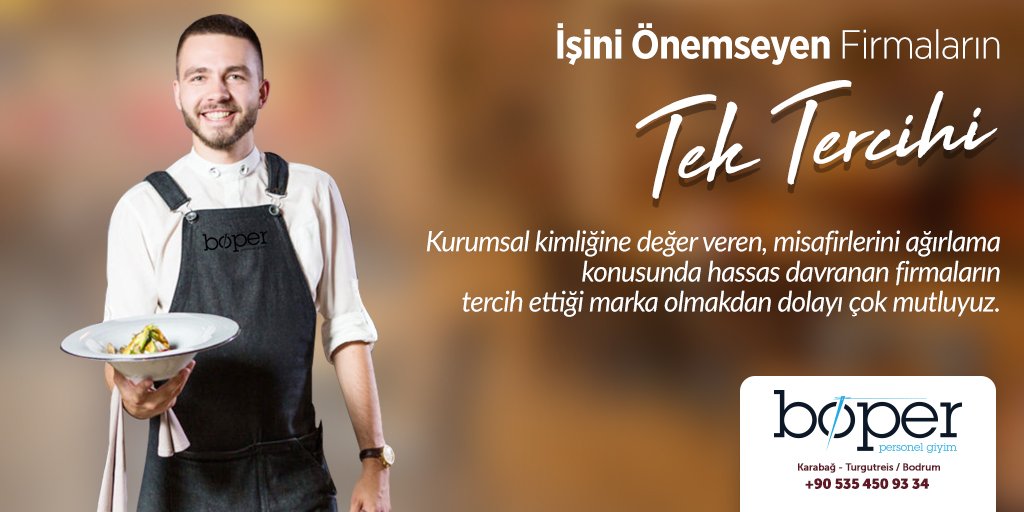BodrumPersonel's tweet photo. BOPER
📞 0535 450 93 34
https://t.co/iB6ztoDyMb
İşini Önemseyen Firmaların Tek Tercihi BOPER !
#bodrum #turgutreis #karabag #iş #stil #bodrumpersonel #boper #giyim #kıyafet #personelgiyim #tarz #yalıkavak #mayajans #ege #bodrumda #marmaris #fethiye #turizm #eleman #işilanı https://t.co/EZXs4yM4EV