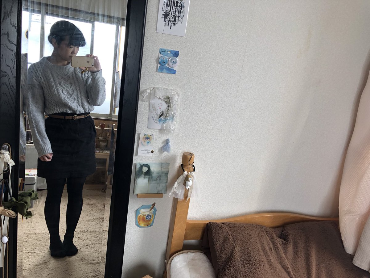 ___nmooou's tweet photo. 2月10日
ニットよく見ると淡ーいブルーなんだよ、あとキラキラしてるの!
#zyunocode
#おしゃれさんと繋がりたい
#COCOSIA https://t.co/e659LnOm7J