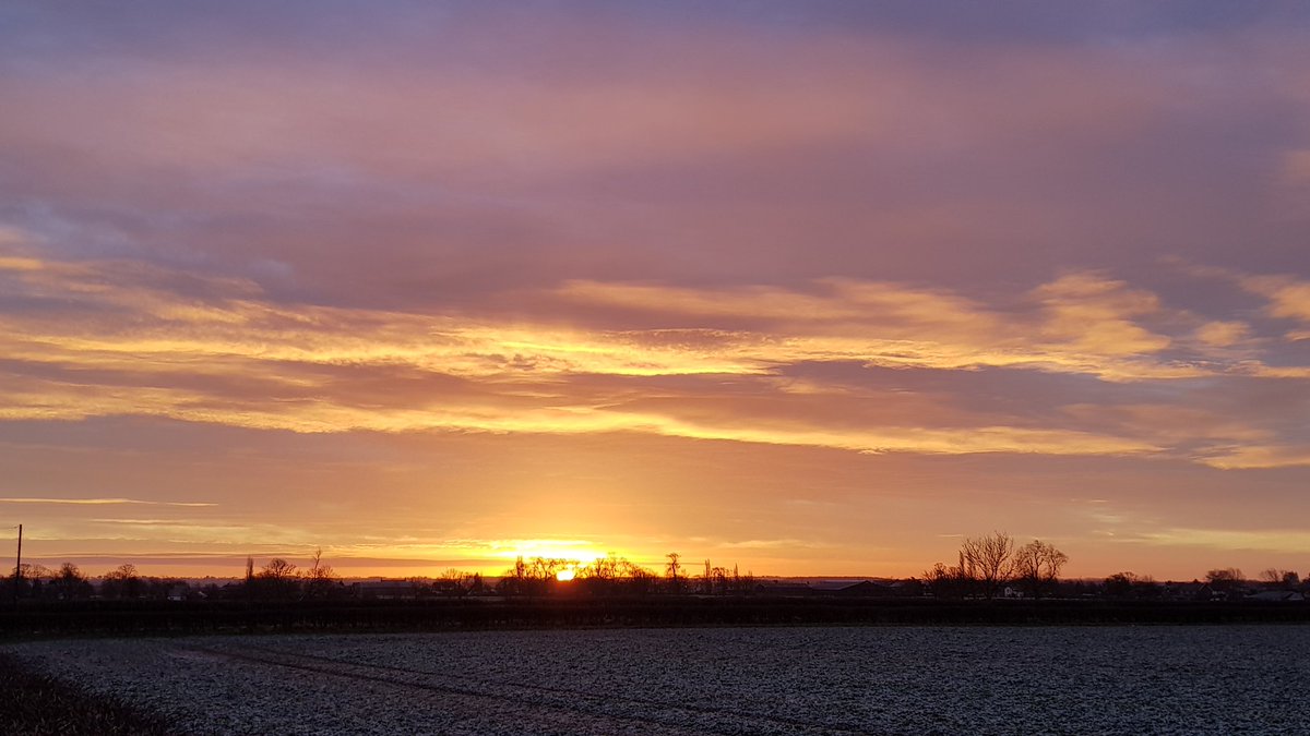 A cracking start to the day,a shame rain is forecast later.