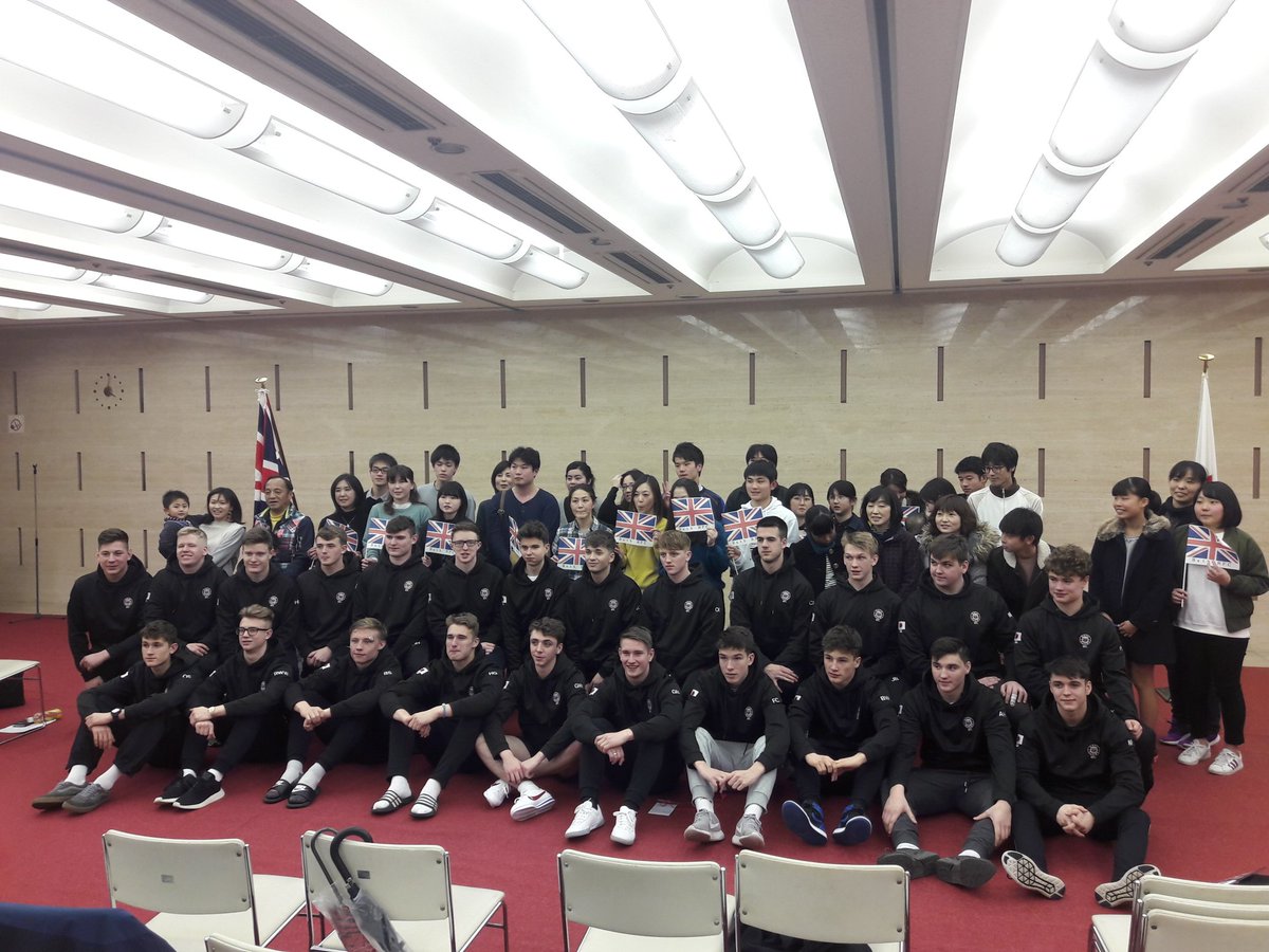 BathRFCJapan18's tweet photo. Safely arrived in Beppu and the lads are now with their host families. It was a long journey but everyone remains in high spirits! #Bath #Beppu #Japan #Rugby #Tour #COYB #ComeOnYouBath #Hosts #Families https://t.co/Z9nYC4Km8X