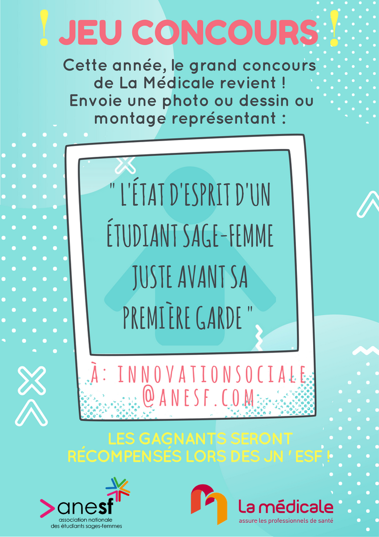 LaMedicale's tweet photo. #JNESF : Nous serons présents aujourd'hui à #Lille pour les Journées Nationales des Étudiant.e.s #SagesFemmes avec @Anesf_FR Venez nous rendre visite et assister à la remise des prix de notre #jeuconcours ➡ https://t.co/ekYvtxTDmq 🎁🎁 https://t.co/4rNxLhpwbz