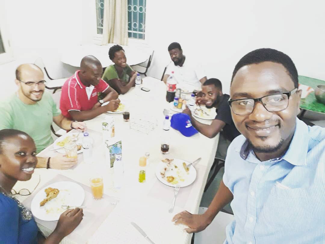 MagisZimbabwe's tweet photo. Team Magis Zimbabwe in Beira for the weekend to continue growing the fire started in Beira in October 2015. The Movement in Mozambique continues to grow. 

Representing Zim are Fr Padya SJ, Simon, Ruvimbo &amp; Arnold. Ricardo SJ came all the way from South Africa. 
#LivingMagis https://t.co/Z0SHd8vNJA