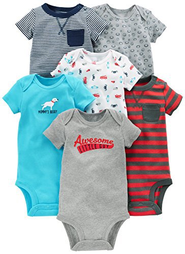 BabyBout_com's tweet photo. Check It Out! #Simple #Joys by #Carter's Boys' 6-Pack Short-Sleeve #Embellished #Bodysuit https://t.co/RmEK7OD3fg https://t.co/IjIZiRx8l0