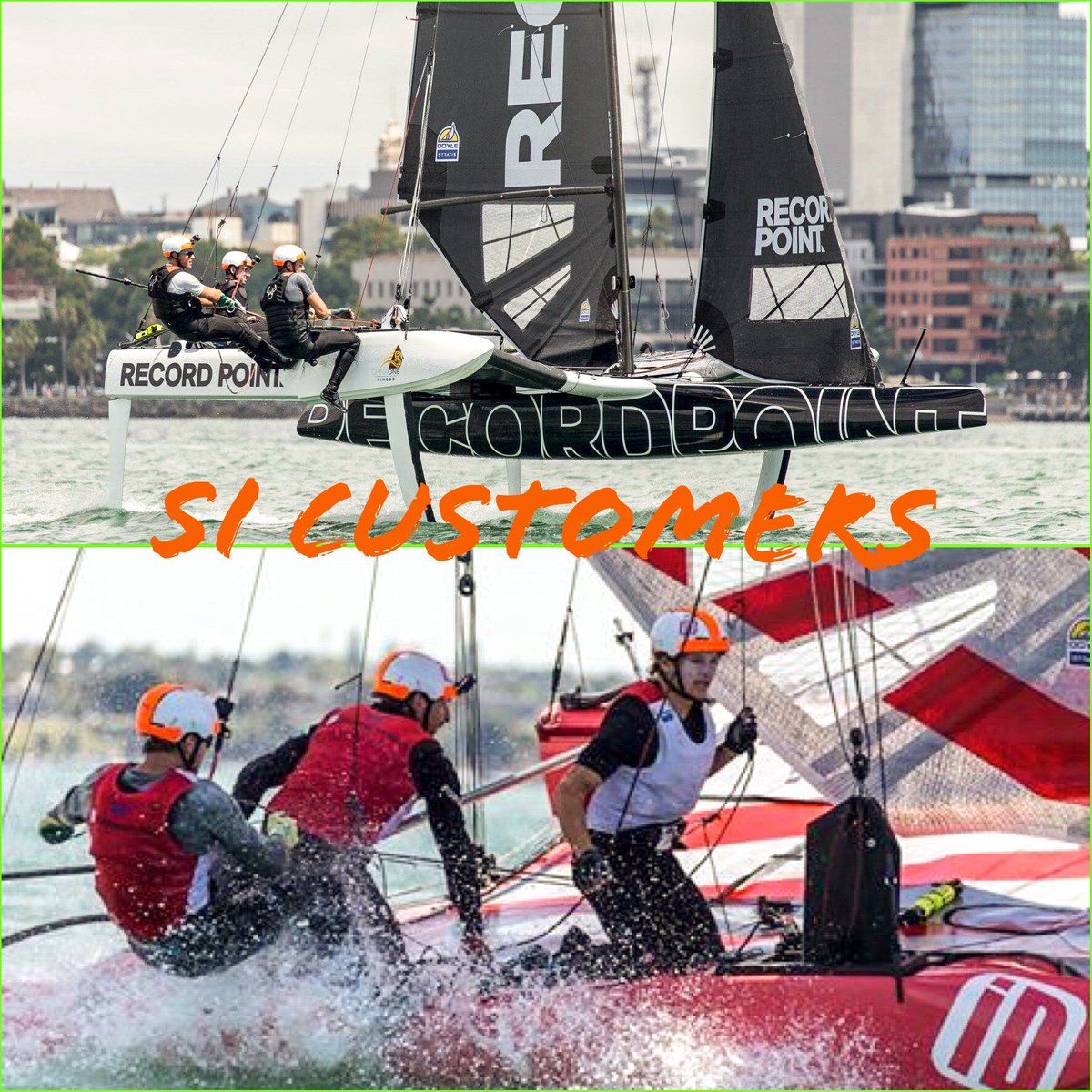 More SI signings this week from the Super Foiler GP.  Day 2 of racing in Geelong delayed due to high winds.