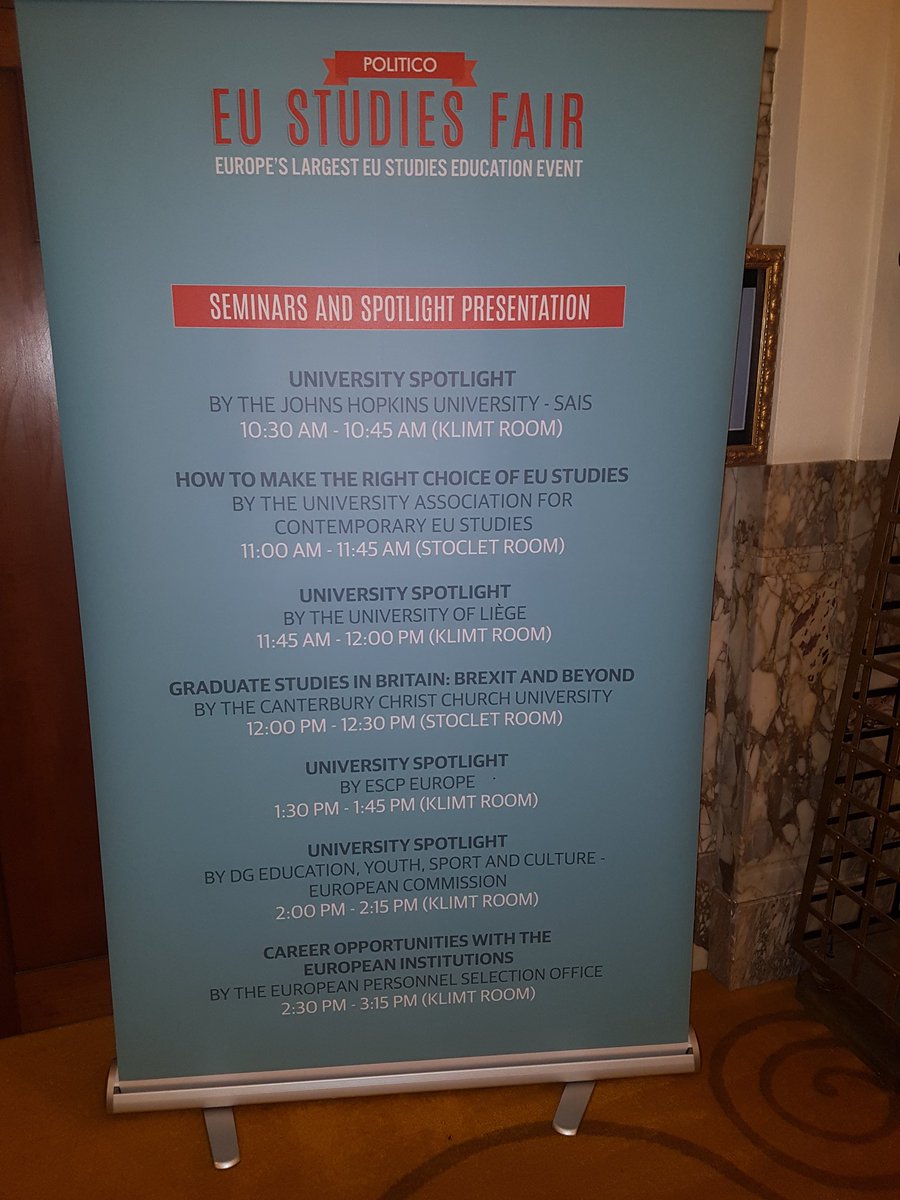 Don't miss @SliceOfSAIS JHU SAIS #EUSF2018 in Brussels spotlight today Feb 10