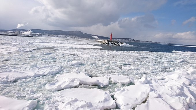 今年の流氷はすごかた～ 