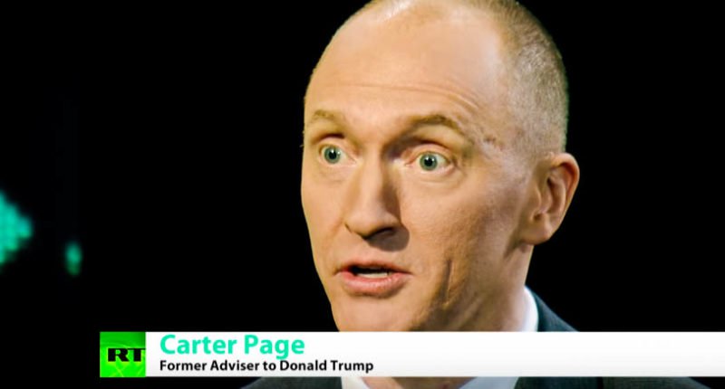 (47) Heck! Even the RUSSIANS were getting in on the act! So if this is FAKE, it's like FAKE SQUARED.But notice - CARTER PAGE is pushing back. He's doing interviews and saying he's innocent. Maybe even a bit TOO hard, because he starts getting real traction