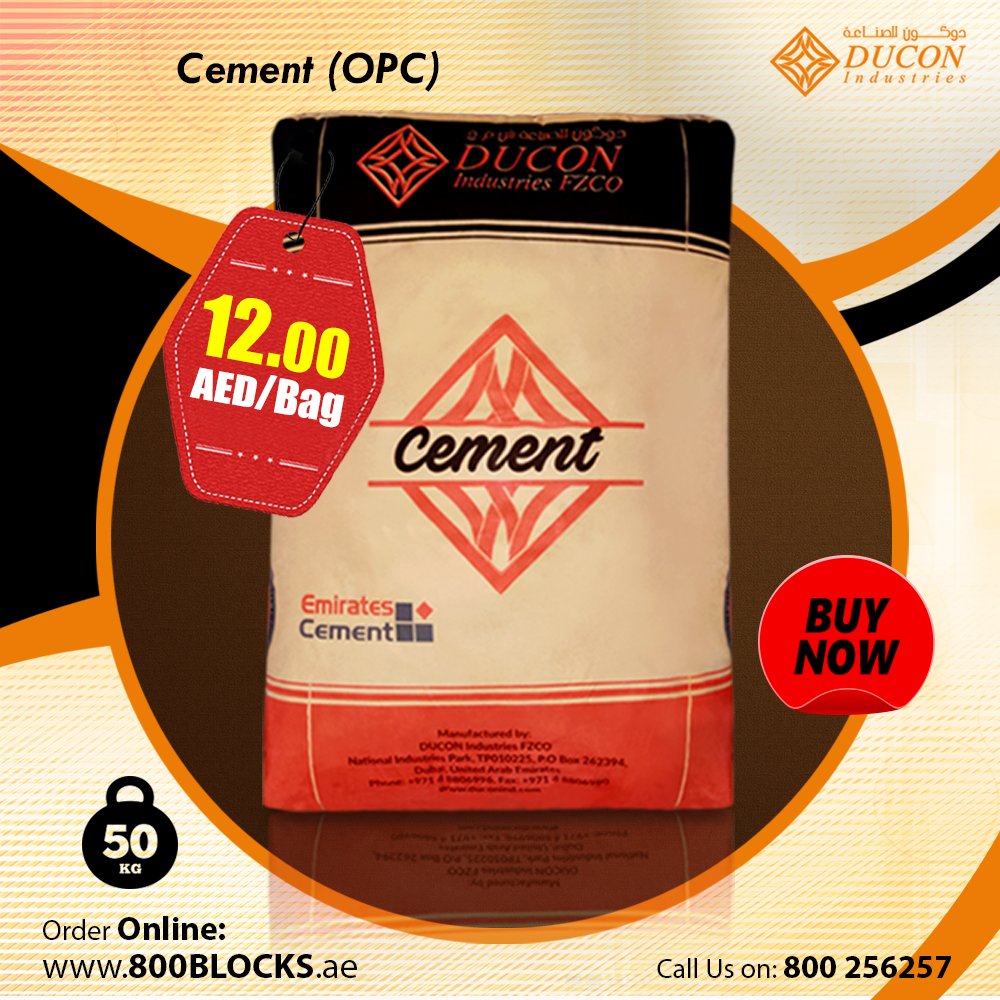 DuconIndustries's tweet photo. Buy Cement (OPC) Online from World's First Online Concrete Blocks &amp; Cement Store www.800blocks .ae.
#ducon #dubai #blocks #cement #online #company #material #materialplay #homeimprovement #contracting #concerte #construction #build #building #material #materialplay https://t.co/1WkjLK0ugR