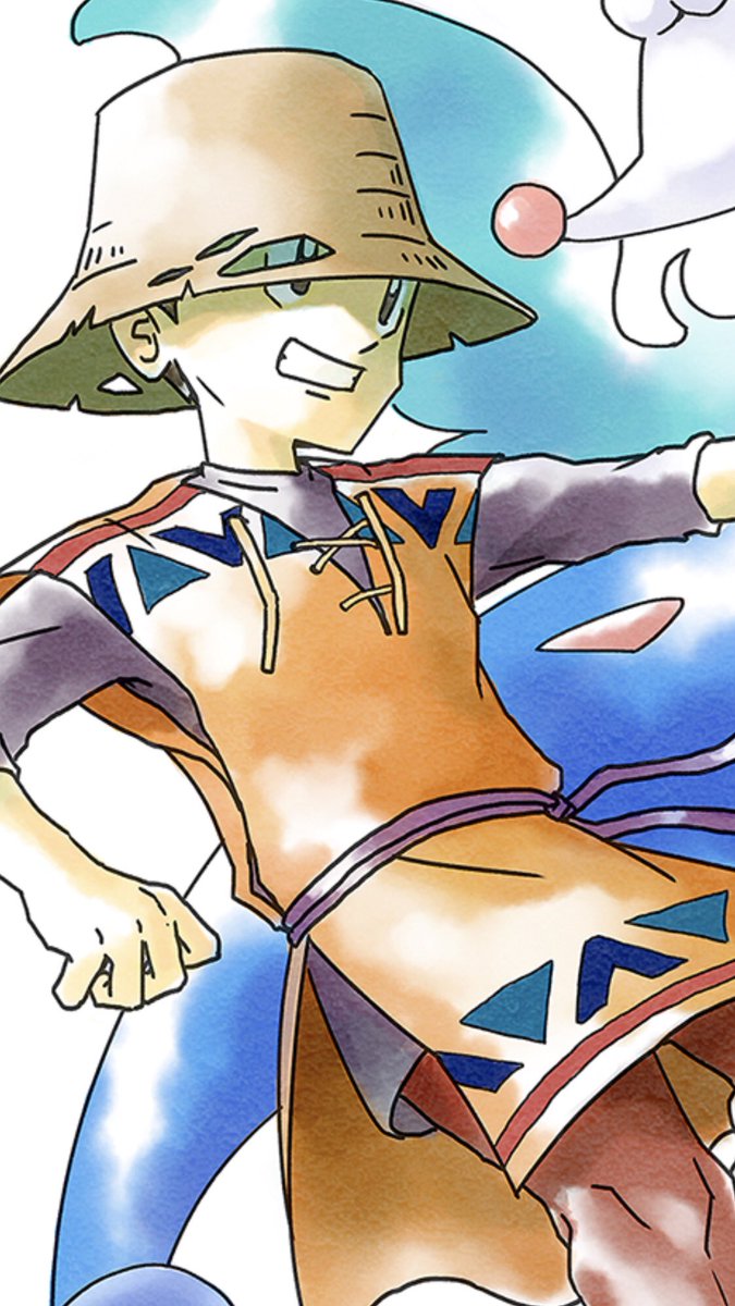 ポケモン公式人物(杉森健さん風)っぽく描くのが好きでして