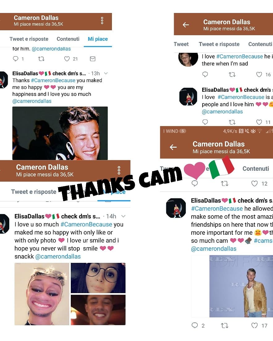 elisa_milioto's tweet photo. Thank you so much Cameron ❤️❤️❤️🔥 #Cameronbecause I lovee uu @camerondallas https://t.co/PZftLXyteA