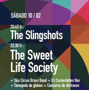 nodeartmgmt's tweet image. Los reyes del #electroswing @sweetlifez (The Sweet Life Society) acaban de llegar en #Bcn para animar el 2ndo día del #Carnaval del @cruillabcn, nos vemos allí!