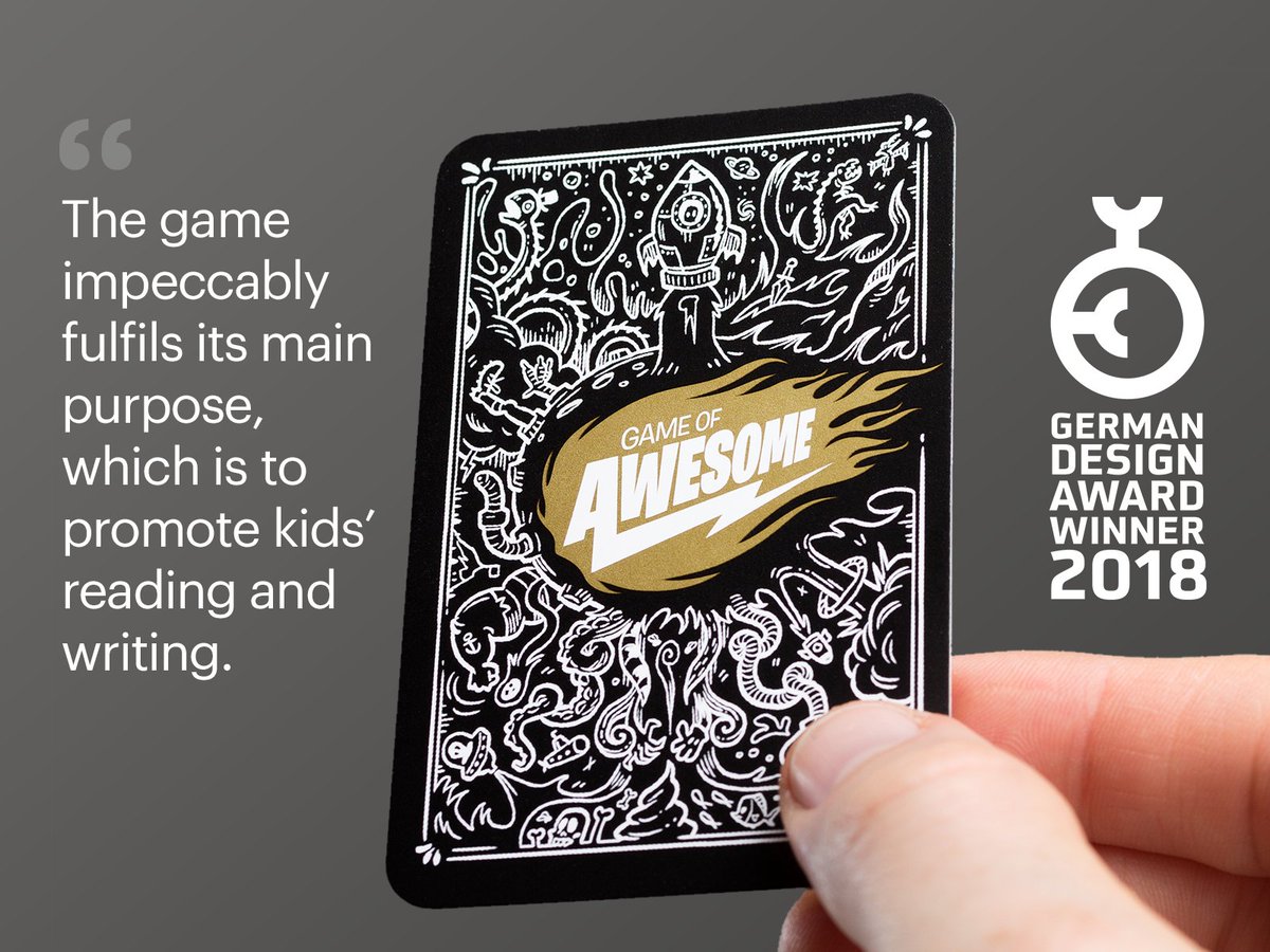 Game of Awesome wins a prestigious German Design Award for Excellent Product Design german-design-award.com/en/the-winners… We're incredibly proud of our team's work — what an honour! The resource was co-designed with students and collaborators <a href="/EducationGovtNZ/">Te Tāhuhu o te Mātauranga</a> <a href="/EvaluationAssoc/">Evaluation Associates</a> <a href="/dittybox/">Mouldey Doodles</a>