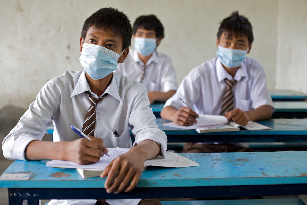 WHO's tweet photo. Here are some of the threats to #GlobalHealth that we are likely to face this year. WHO is working every day to keep the world safe 
https://t.co/bqf8HgWXsR #HealthSecurity https://t.co/q8IWFDooEo