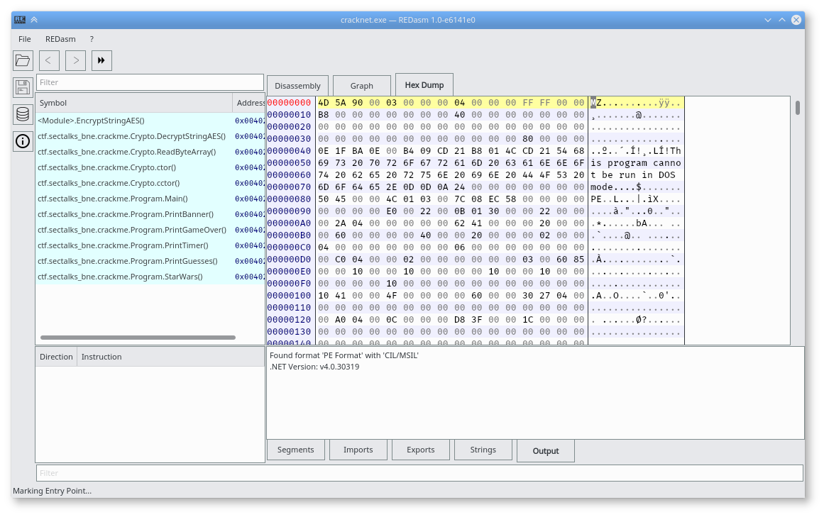 dax89's tweet image. WIP .NET Format Support in #redasm #disassembler 🎉🎉🎉
Source Code: github.com/REDasmOrg/REDa…
Nightly Builds: github.com/REDasmOrg/REDa…
#disassembly #binaryanalysis #reverseengineering