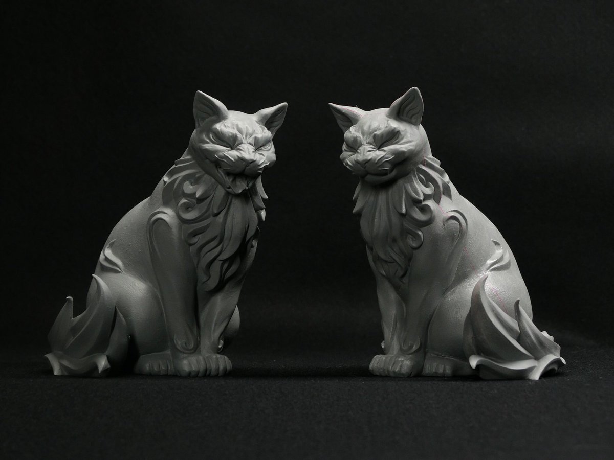 kaoruHagii's tweet photo. 狛猫も宜しくお願い致します！
#ワンフェス
#wf2018w
<rt https://t.co/KP3140zNkm