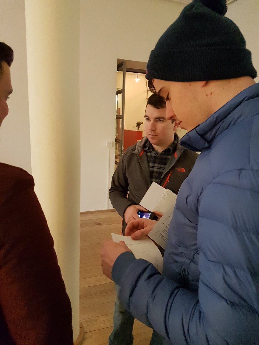 JeremyMaddenJM's tweet photo. Today visiting venues for #designweek with @GMITLetterfrack @LarkinDavin @sniruairi #stephenlyons https://t.co/sTdriSlx2h