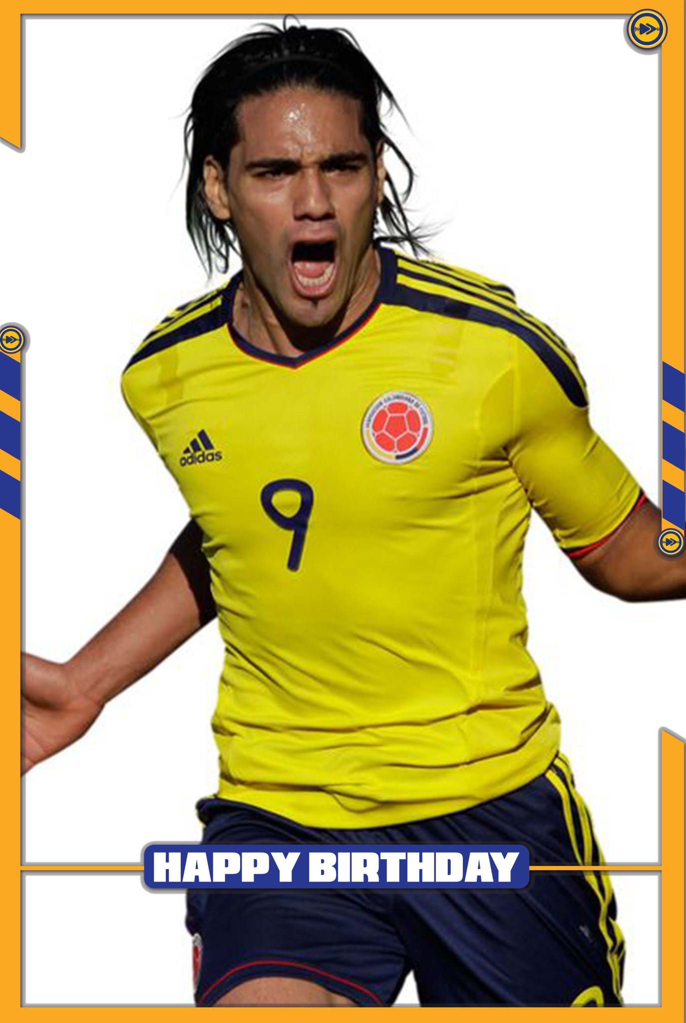 Happy birthday to the Colombia National Football Team striker, Radamel Falcao!!! 