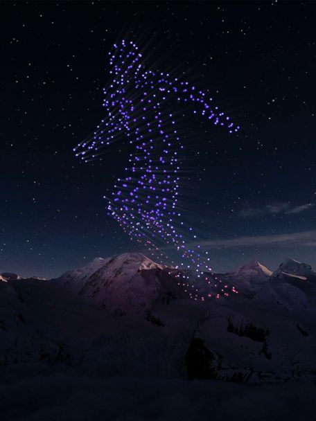 VIChristel's tweet photo. Full Drones Opening ceremony Olympic Winter Games 😮 ! - 1,218 drones outfitted with LED lights were used to paint "colorful illustration in the sky," #drones #JO2018 #winter #Intel #light #show https://t.co/jQr5gSZP05 https://t.co/B4gHatWhk1