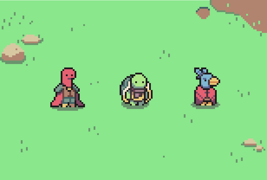 Gaziter's tweet photo. 3 little boys ready to explore
#pixelart #gamedev #screenshotsaturday https://t.co/51Yc51oBeA
