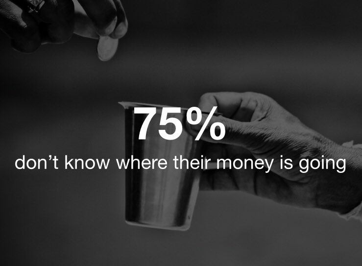 BELIEVE_ire's tweet photo. Have you ever made a donation and wondered if that money really had an impact? Research tells us 62% of donors don’t trust what charities are doing with their money. The charity sector is already seeing this lack of trust affect giving. #AmChamHackers #Hackathon2018 https://t.co/npft0TTNMI