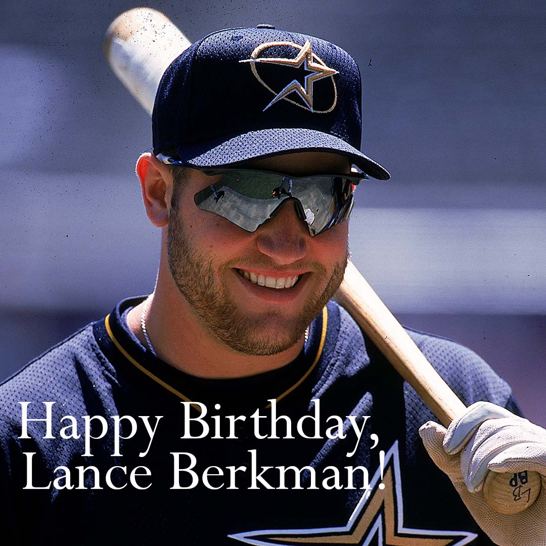 Happy Birthday, Lance Berkman! The former player is 42 today! 