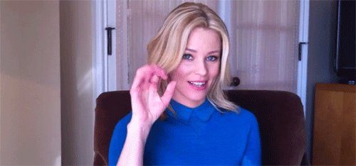 When your birthday falls on a Saturday? Happy birthday, Elizabeth Banks!  