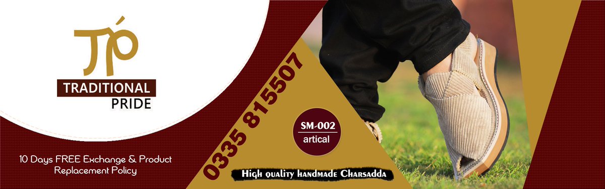 tdpridepk's tweet photo. #KPKUpdates  #CharSadda #PeshawariChappal #TraditionalPride #FriendsCollection #PakistanShoes #Chappal #ShoesMela #PakistanTradition #PakistanCulture #Islamabad #Rawalpindi #Murree #Abbottabad
 #followback  #tweegram  #follow4follow #like4like https://t.co/Qw7Z24p4Ka
