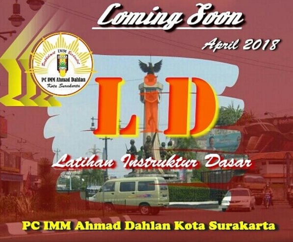 immjateng's tweet photo. <<INFO PERKADERAN @immjateng>>
Coming soon Latihan Instruktur Dasar PC IMM Ahmad Dahlan kota Surakarta April 2018. Catat tanggalnya IMMawan dan IMMawati!
#immawan #immawati #immahmaddahlan #immjateng #banggajadikaderimm #immjaya #immindonesia #infoimm
https://t.co/DAEeUfUu0E https://t.co/jynprr3Yio