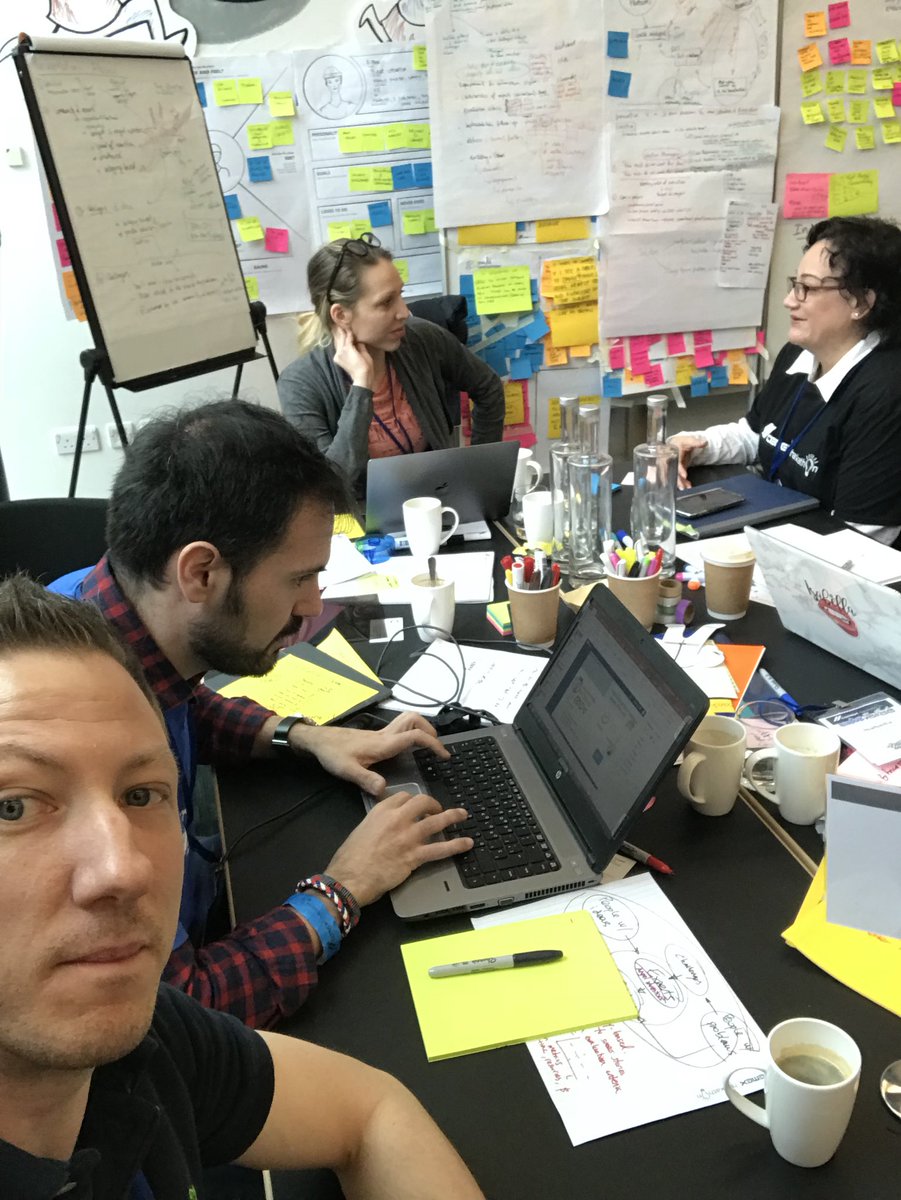 UK_Damo's tweet photo. There is a quiet intensity now as the clock is ticking down to the final pitch. The pressure is on! T1 FTW! #CEMEXHackathon #Cemex_UK https://t.co/LfNKtPfE63